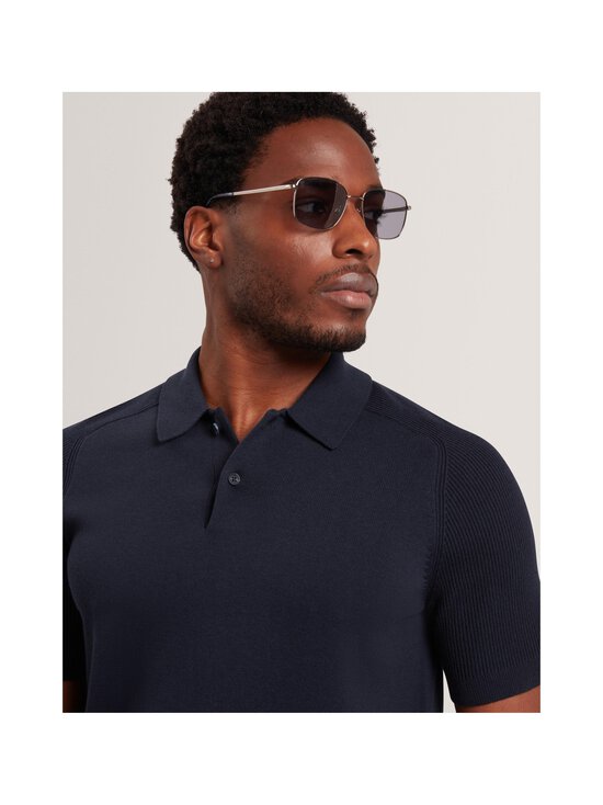 Ted Baker London - Otisoss Ribbed Raglan -pikeepaita - NAVY | Stockmann - photo 4