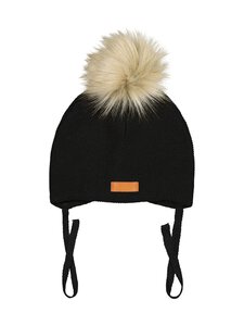 Metsola - Mini Crystal merīnvilnas cepure - BLACK | Stockmann