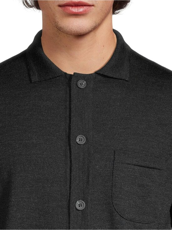 FRENN HELSINKI - Eero merīnvilnas krekls ar apkakli - ANTRACHITE | Stockmann - photo 4