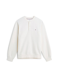 Tommy Hilfiger - Särk Fleece Henley - Z00 IVORY PETAL | Stockmann