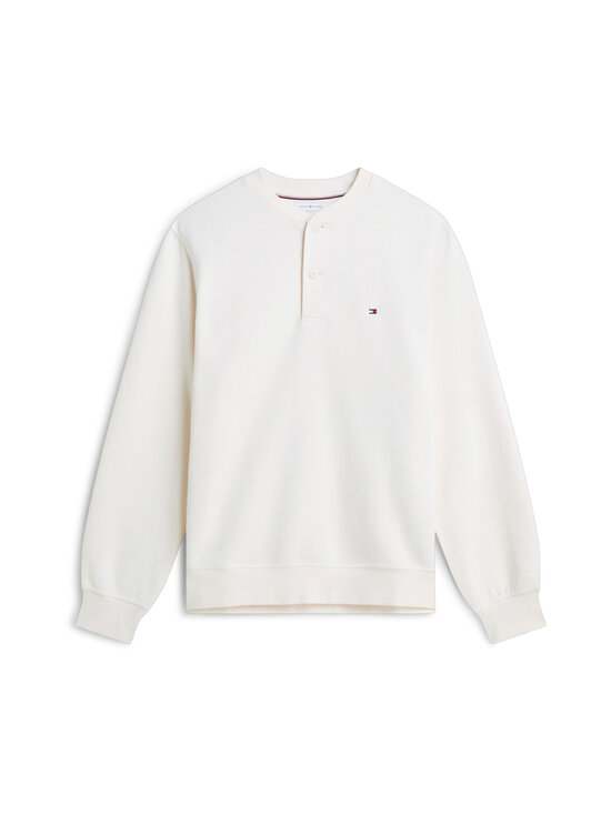 Tommy Hilfiger - Fleece Henley krekls - Z00 IVORY PETAL | Stockmann - photo 1