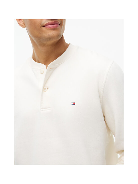 Tommy Hilfiger - Fleece Henley krekls - Z00 IVORY PETAL | Stockmann - photo 5