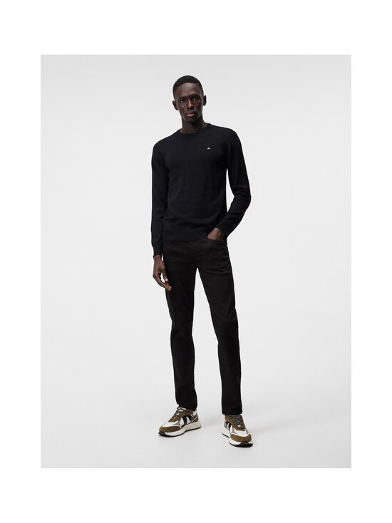 J.Lindeberg - C-neck -neule merinovillasekoitteesta - 9999 BLACK | Stockmann - photo 3