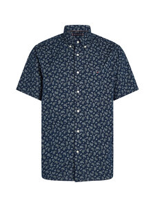 Tommy Hilfiger - Kokvilnas-lina krekls ar paisley rakstu - DAF NIGHT SKY | Stockmann