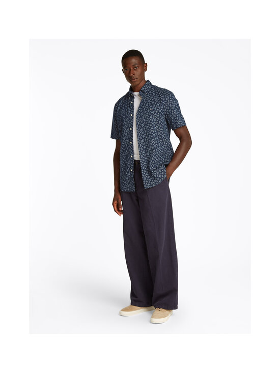 Tommy Hilfiger - Kokvilnas-lina krekls ar paisley rakstu - DAF NIGHT SKY | Stockmann - photo 3