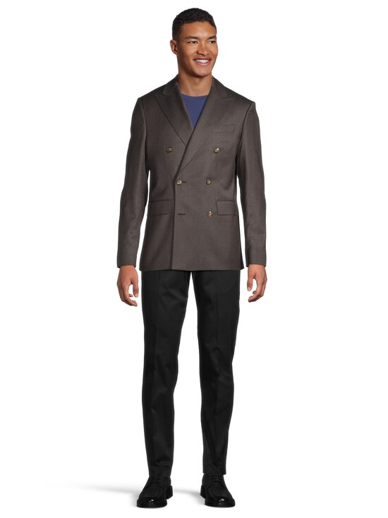 SAND Copenhagen - Star Double Breasted Split -bleiseri - 280 DARK BROWN | Stockmann - photo 2