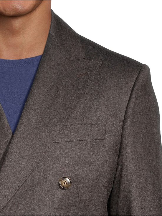 SAND Copenhagen - Star Double Breasted Split -bleiseri - 280 DARK BROWN | Stockmann - photo 4