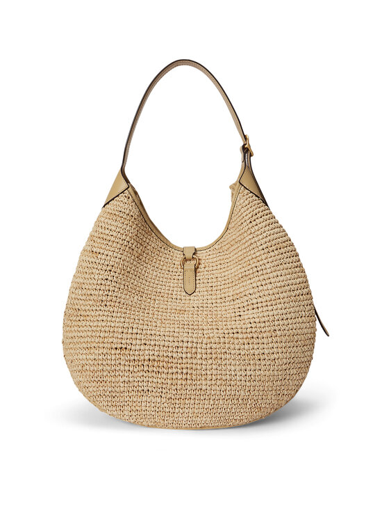 Polo Ralph Lauren - ID Medium Shoulder raffijas soma - NATURAL/CASHMERE | Stockmann - photo 2