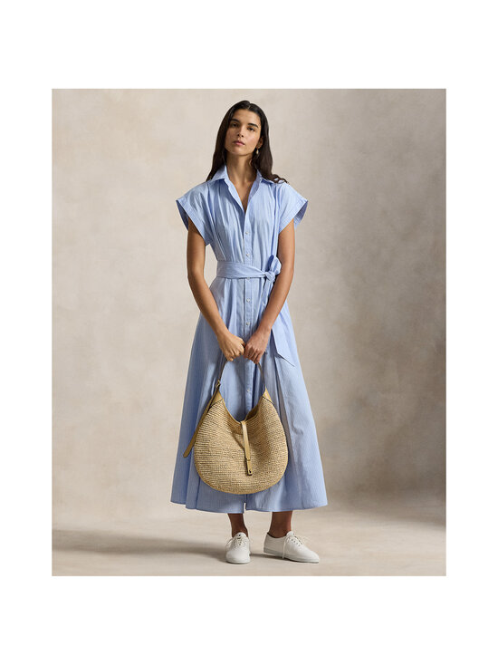 Polo Ralph Lauren - ID Medium Shoulder raffijas soma - NATURAL/CASHMERE | Stockmann - photo 6