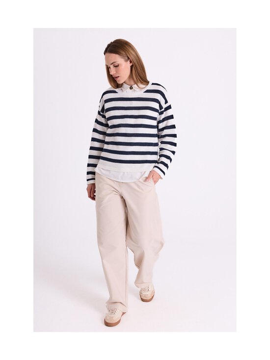 Freequent - Dodo -neulepusero - 7102 STAR OFF-WHITE W. NAVY BLAZER | Stockmann - photo 4