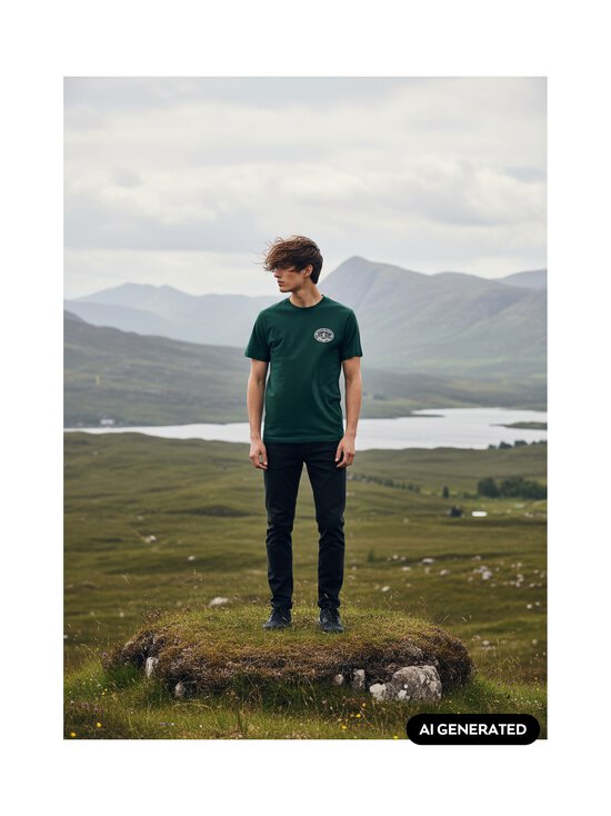 GANT - Graphic-t-paita - 374 TARTAN GREEN | Stockmann - photo 2