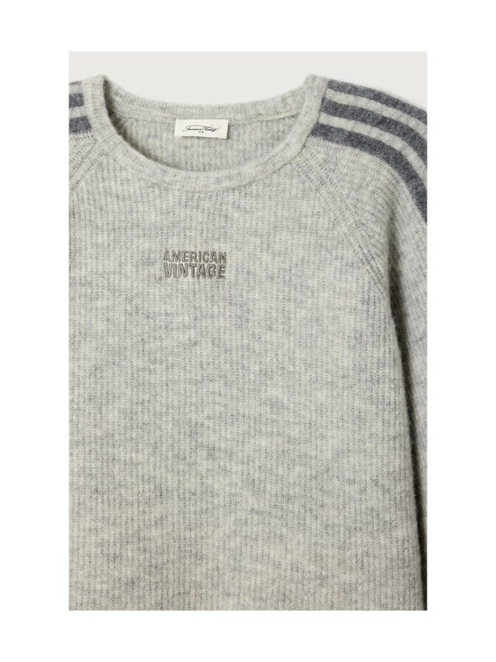 American Vintage - Pull Manches Rond -neule - GRCLCH GRIS CLAIR CHINE | Stockmann - photo 2
