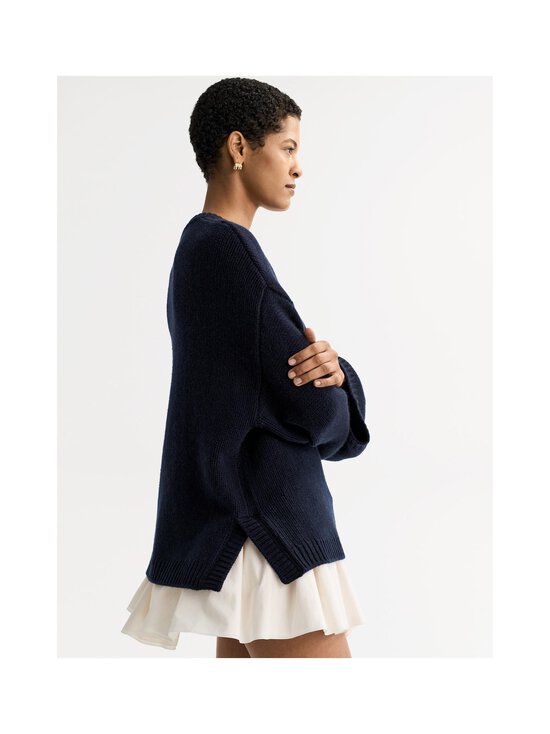 Soft Goat - Chunky Crewneck -neulepusero - NAVY | Stockmann - photo 4