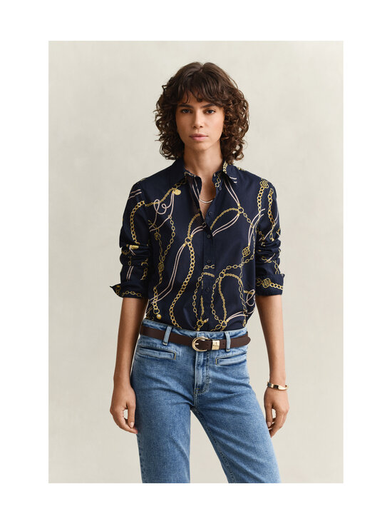 GANT - Regular Cotton Voile kreklblūze - 433 EVENING BLUE | Stockmann - photo 2