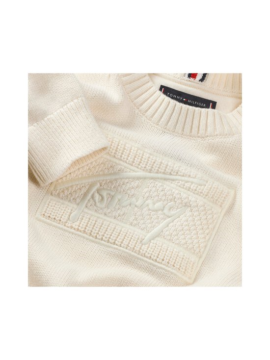 Tommy Hilfiger - Tommy Script Flag Tonal džemperis - Z00 IVORY PETAL - photo 3 Tommy Hilfiger - Tommy Script Flag Tonal džemperis - Z00 IVORY PETAL | Stockmann - photo 3