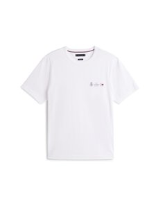 Tommy Hilfiger - Small Crest Outline T-krekls - YBR WHITE Tommy Hilfiger - Small Crest Outline T-krekls - YBR WHITE | Stockmann
