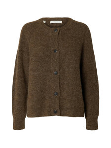 Selected - Kardigan SlwLulu - FIR GREEN DETAIL:MELANGE | Stockmann