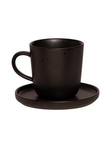 Asa - Coppa Kuro -espressokuppi 0,08 l ja lautanen - KURO Asa - Coppa Kuro -espressokuppi 0,08 l ja lautanen - KURO | Stockmann