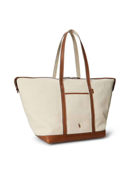 Polo Ralph Lauren - Tote Large iepirkumu soma - ECRU/CUOIO | Stockmann - photo 3