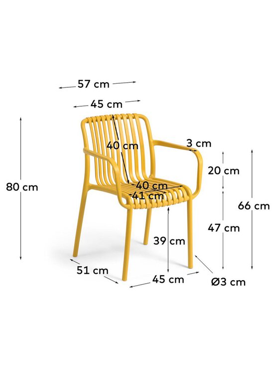 Kave Home - Isabellini-tuoli - KELTAINEN - photo 11 Kave Home - Isabellini-tuoli - KELTAINEN | Stockmann - photo 11