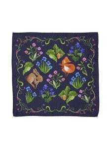 Eton - Motif-silkkitaskuliina - 28 NAVY BLUE | Stockmann