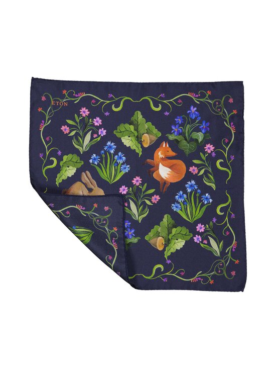 Eton - Motif-silkkitaskuliina - 28 NAVY BLUE | Stockmann - photo 2