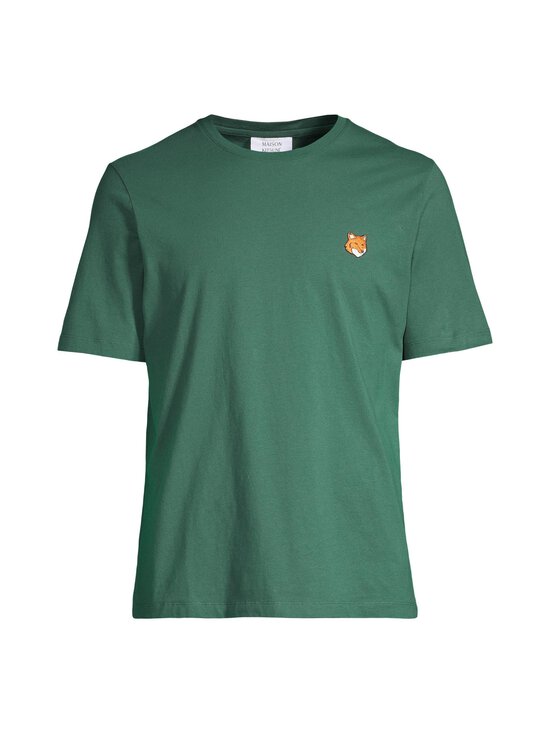 Maison Kitsuné - Fox Head Regular t-paita - P399 BOTTLE GREEN | Stockmann - photo 1