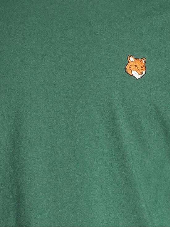 Maison Kitsuné - Fox Head Regular t-paita - P399 BOTTLE GREEN | Stockmann - photo 4