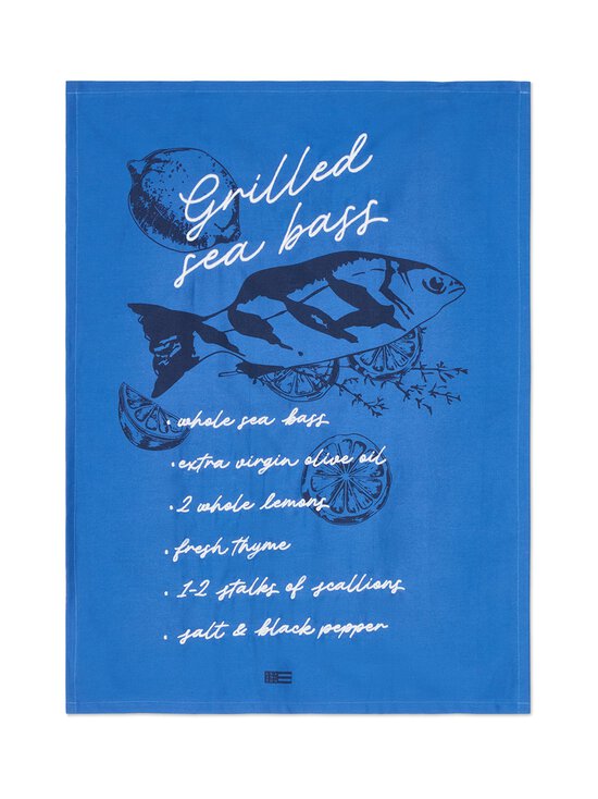 Lexington - Grilled Sea Bass -keittiöpyyhe - 5000 BLUE | Stockmann - photo 2