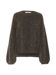 Gestuz - GZalpha Slit adīts džemperis - 107959 CHESTNUT MELANGE Gestuz - GZalpha Slit adīts džemperis - 107959 CHESTNUT MELANGE | Stockmann