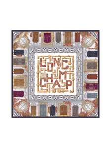 Longchamp - Soie zīda lakats 90 x 90 cm - 304 EBONY | Stockmann