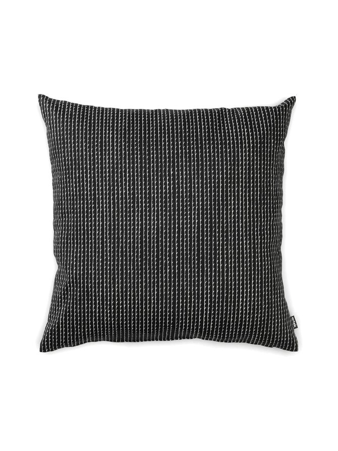 Black and white cushion cover