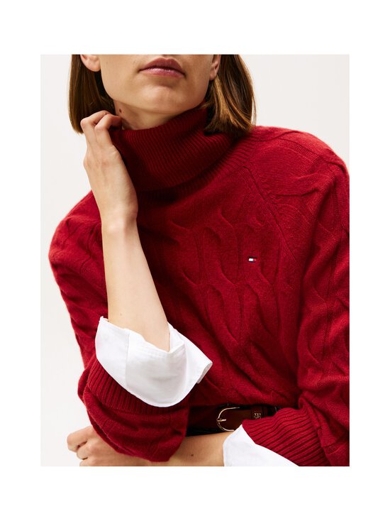 Tommy Hilfiger - Wool Cable Roll džemperis - XIT REGATTA RED | Stockmann - photo 5