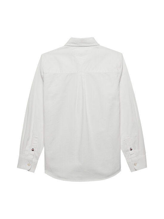 Tommy Hilfiger - Flag Oxford -kauluspaita - YBR WHITE | Stockmann - photo 2
