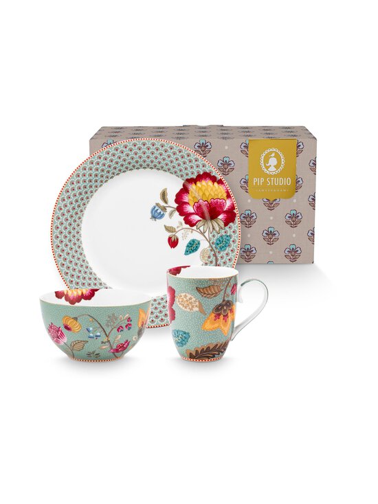 PIP Studio - Blooming Tales -aamiaissetti 3-osaa - LIGHT BLUE | Stockmann - photo 2
