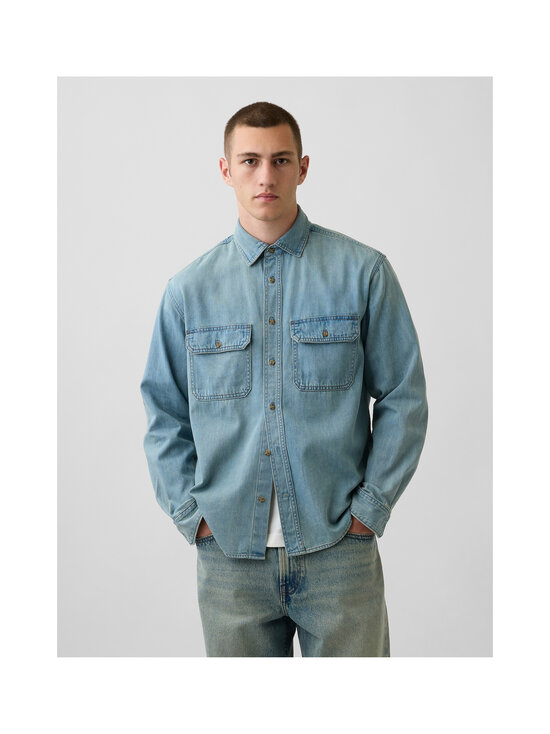 GAP - Denim Relaxed džinsa krekls - LIGHT TINT | Stockmann - photo 2