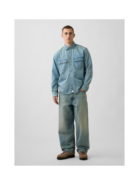 GAP - Denim Relaxed džinsa krekls - LIGHT TINT | Stockmann - photo 3