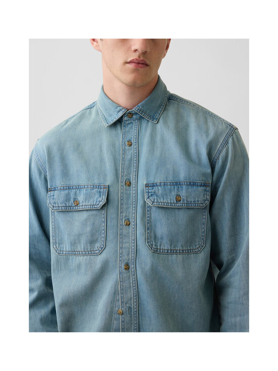 GAP - Denim Relaxed džinsa krekls - LIGHT TINT | Stockmann - photo 4
