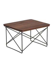Vitra - Eames Occasional Table LTR -sivupöytä tumma pähkinä / musta - BROWN | Stockmann