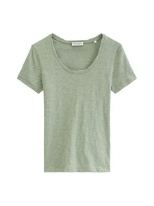 Marc O'Polo - T-särk Deep Round Neck - 428 FRESH SAGE | Stockmann