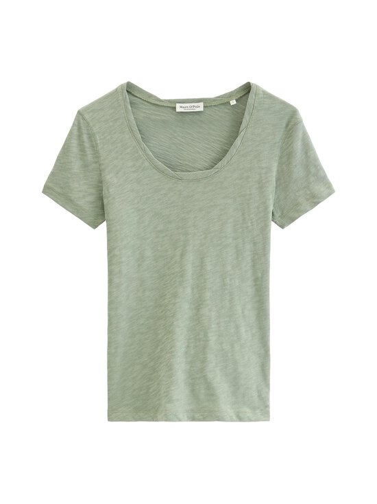 Marc O'Polo - T-särk Deep Round Neck - 428 FRESH SAGE | Stockmann - photo 1