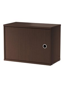 String Furniture - String-kaappi saranaovella tumma tammi 58 x 30 cm - BROWN | Stockmann