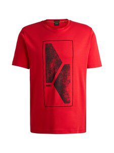 BOSS - T-paita - 645 OPEN RED | Stockmann