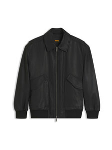 Boss Orange - Josual ādas jaka - BLACK | Stockmann