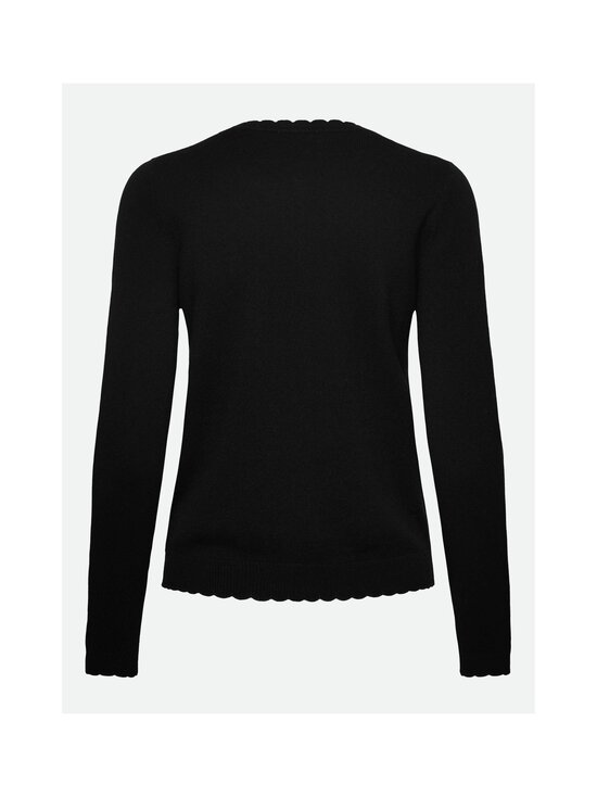 RM by Rosemunde - Sofia Scallop Edge -neuletakki - 010 BLACK | Stockmann - photo 2