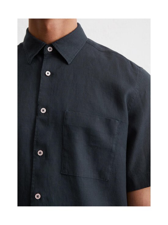 Marc O'Polo - Lühikeste varrukatega triiksärk Kent Collar - 4131 DARK NAVY | Stockmann - photo 6