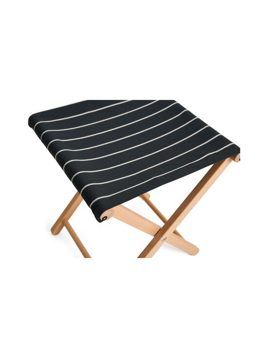 HAY - Outdoor Market Beige Stripe -taittojakkara - BLACK WITH BEIGE STRIPE | Stockmann - photo 4