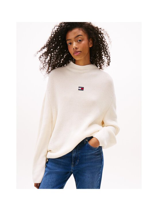 Tommy Jeans - Mockneck Badge -neule - YBH ANCIENT WHITE - photo 2 Tommy Jeans - Mockneck Badge -neule - YBH ANCIENT WHITE | Stockmann - photo 2