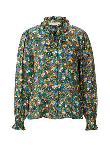 rich & royal - Röyhelöllinen printtipaita - 430 SMARAGD GREEN | Stockmann