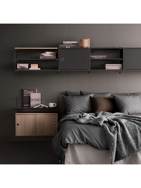 String Furniture - String-kaappi kippiovella tummanharmaa 78 x 30 cm - GREY | Stockmann - photo 2